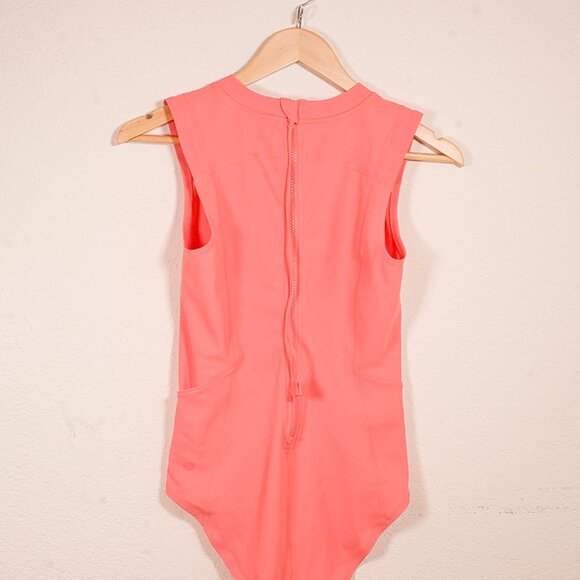 Lululemon Athletica Orange and Pink One Piece Swimsuit - Picture 3 of 5